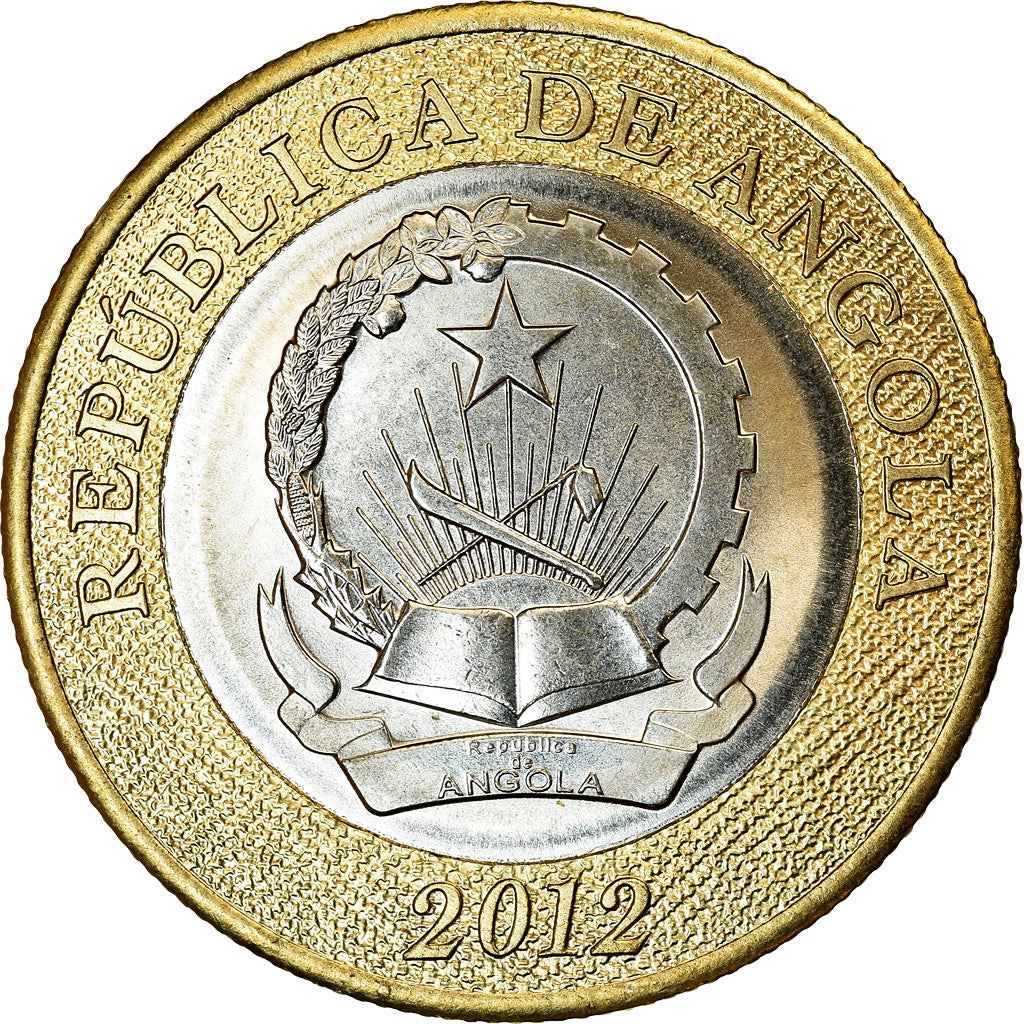 Angola | 5 Kwanzas Coin | Gear | Wreath | Km:109 | 2012