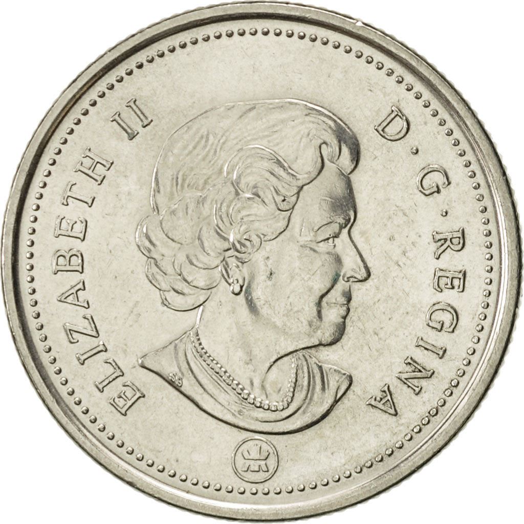 Canada | 25 Cents Coin | Nickel plated steel | KM:493 | 2003-2022