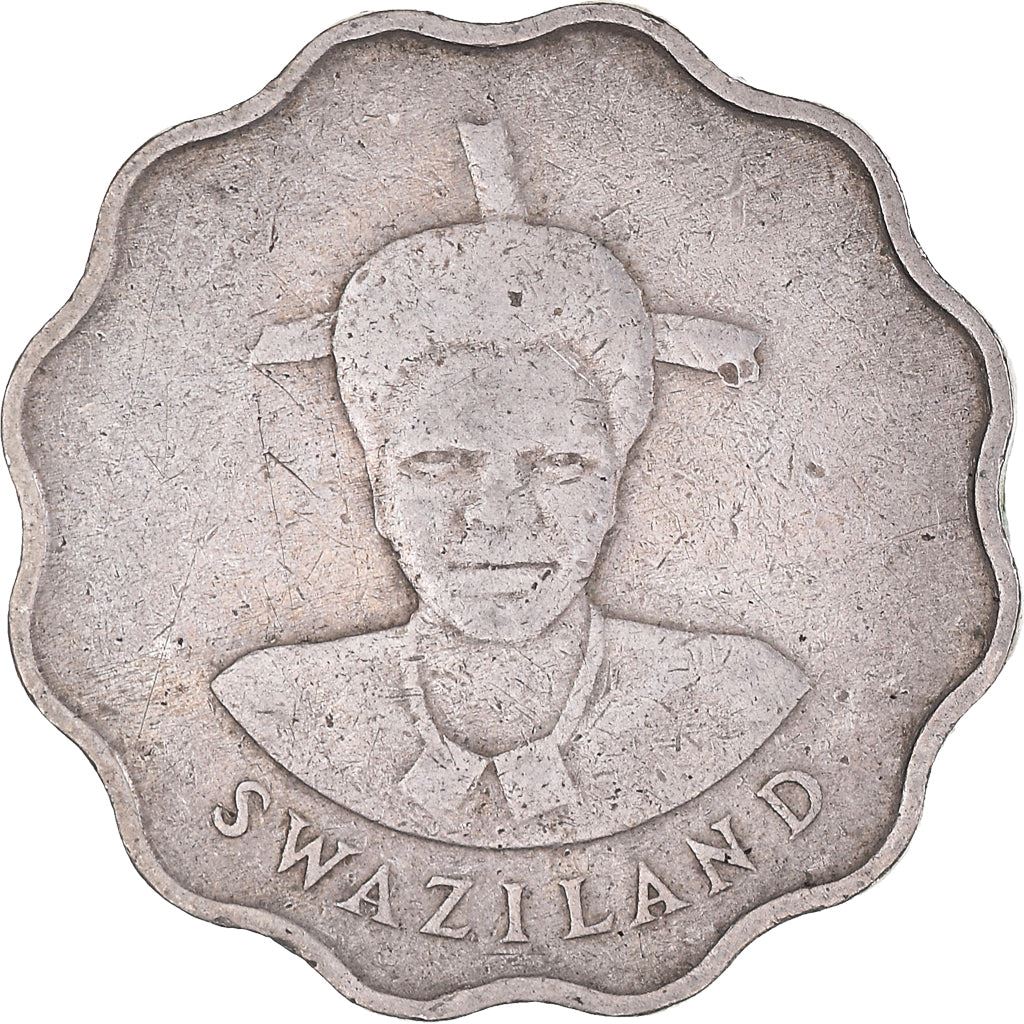 Kingdom of Swaziland | 20 Cents Coin | King Mswati III | Elephant | Km:42 | 1986