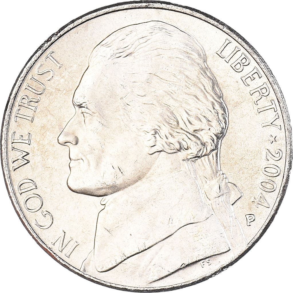 United States | 5 Cents Coin | Jefferson Nickel | Boat | Lewis and Clark | KM361 | 2004