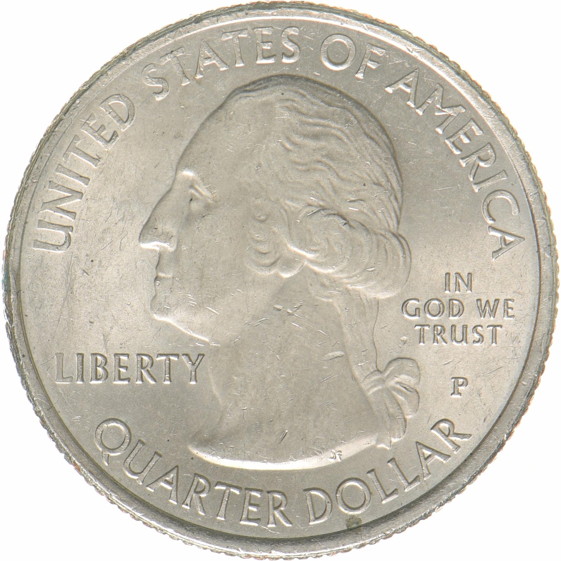 USA | 1/4 Dollar Mønt | Saratoga National Historical Park | KM:601 | 2015
