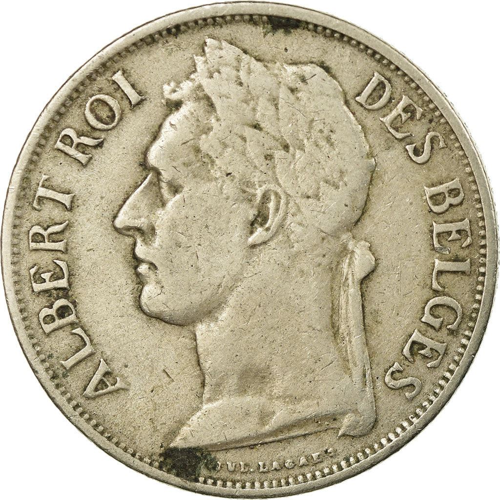Belgian Congo | 1 Franc Coin | Palm tree | Km:20 | 1920 - 1930