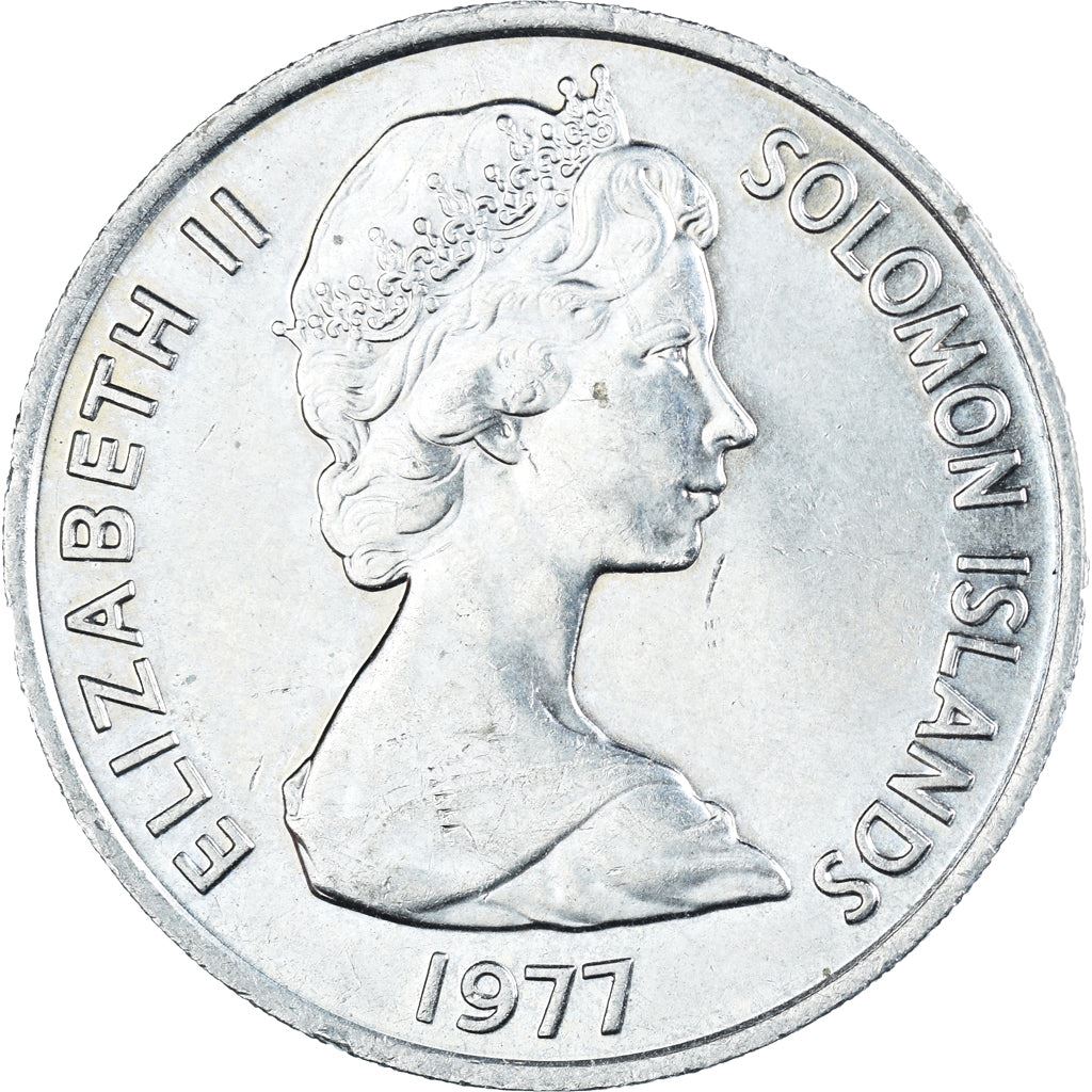 جزر سليمان | عملة 20 سنتًا | إليزابيث الثانية | قلادة مالايتا | كم:5 | 1977 - 1983