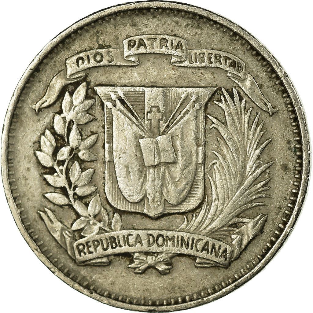 Dominican Republic | 10 Centavos Coin | Copper-Nickel | Coat of Arms | Km:19A | 1967 - 1975