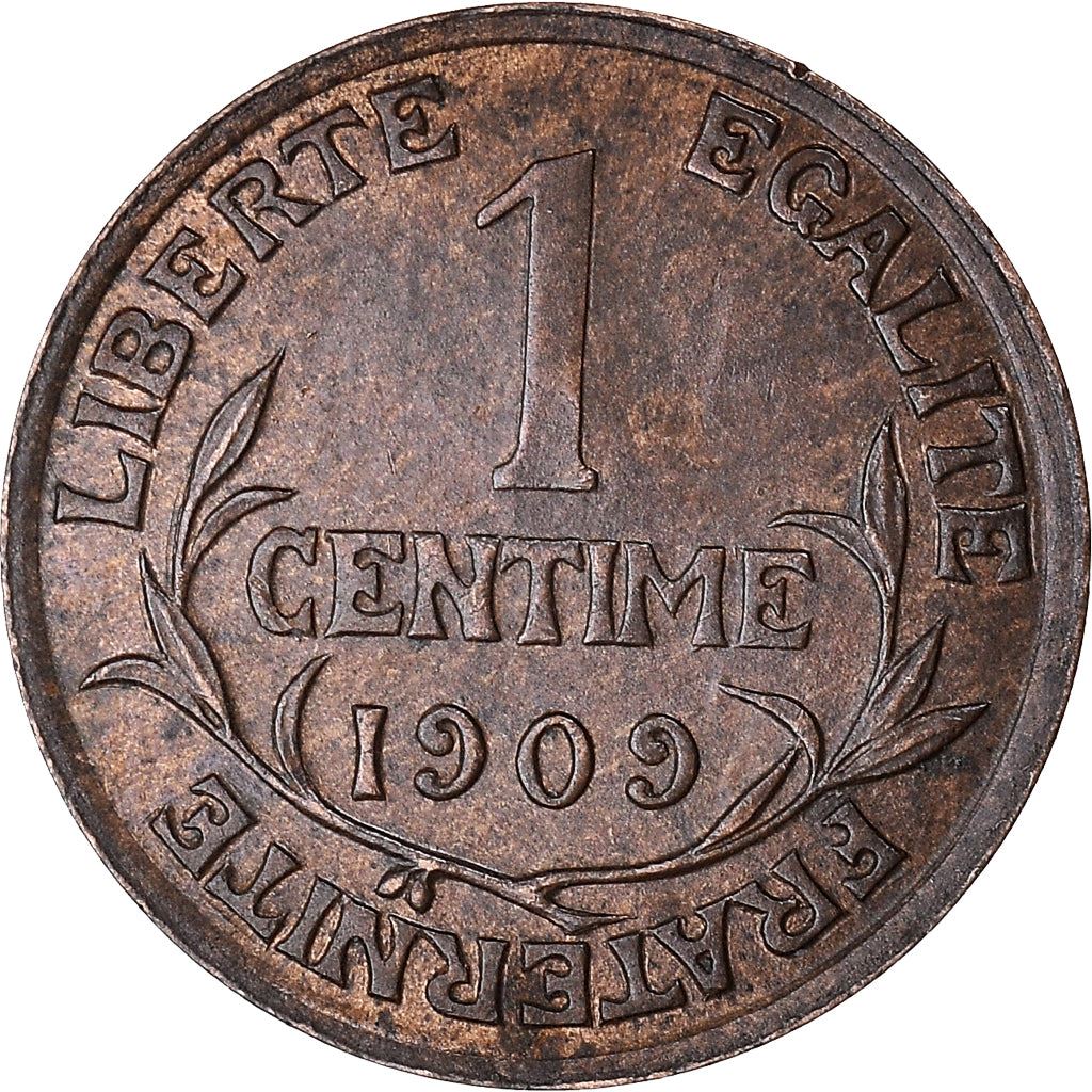 French 1 Centime Coin | Third Republic | KM840 | France | 1898 - 1920