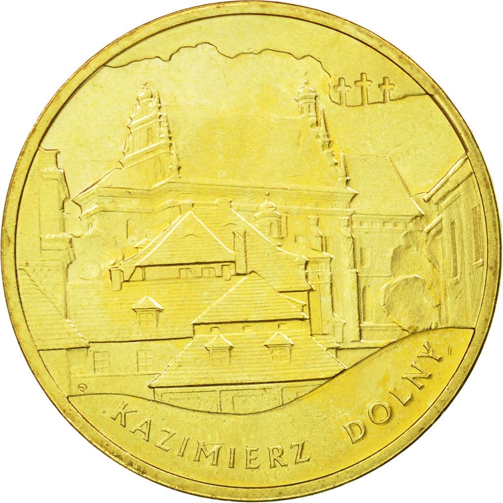 Poland | 2 Zlotys Coin | Kazimierz Dolny | Y:641 | 2008