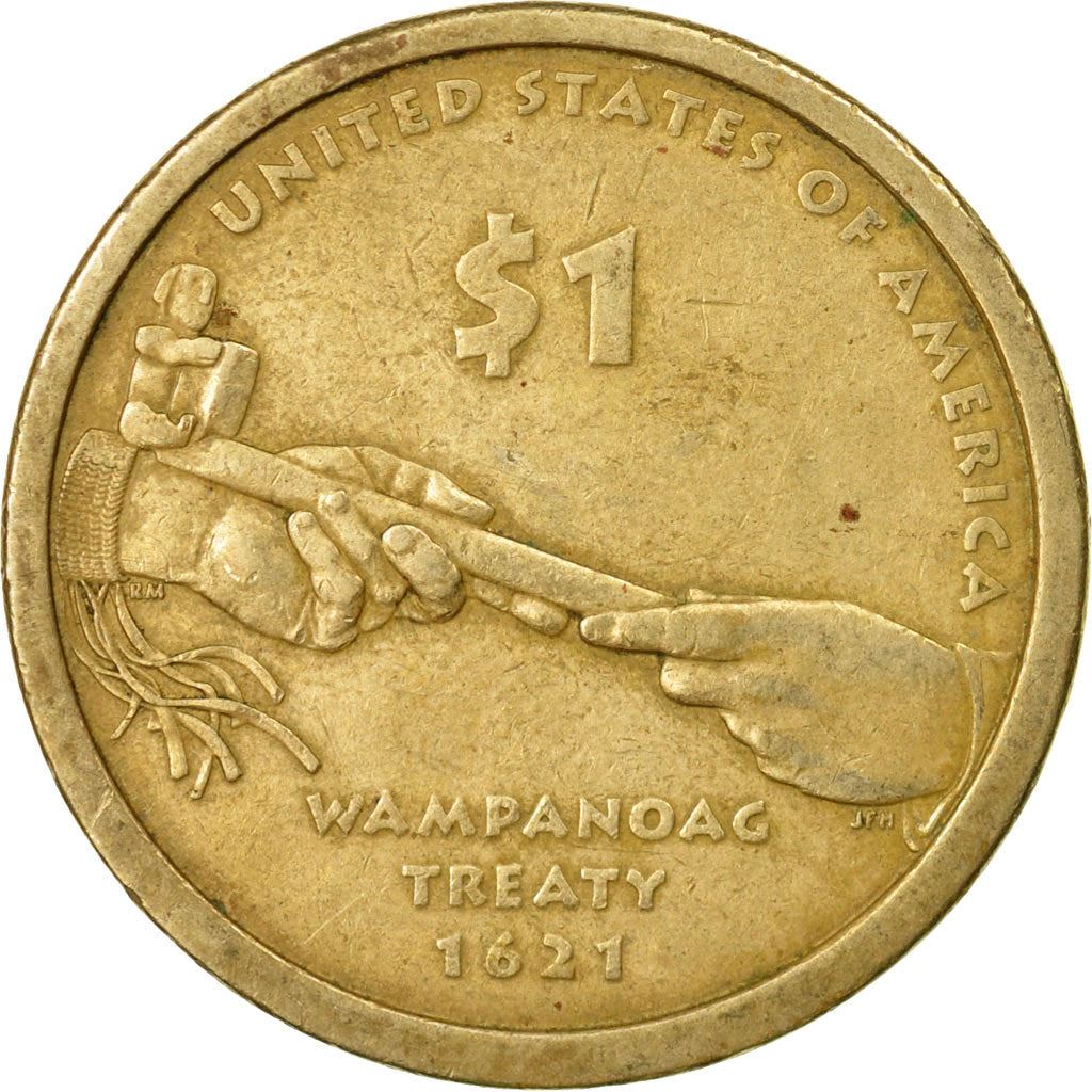 United States | 1 Dollar Coin | Wampanoag Treaty | Km:503 | 2011