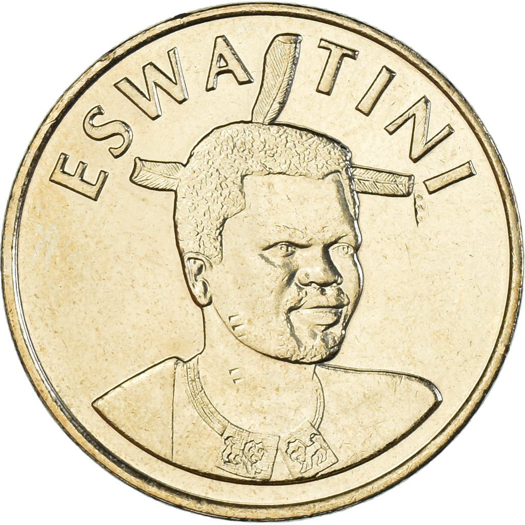 Kingdom of Eswatini | 2 Emalangeni Coin | King Mswati III | Lilies | Km:74 | 2021
