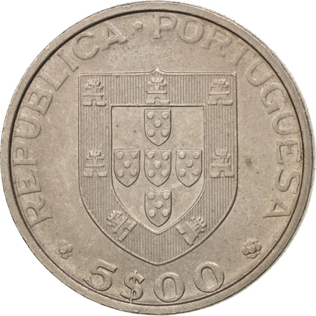 Portugal | 5 Escudos Coin | FAO | Km:618 | 1983