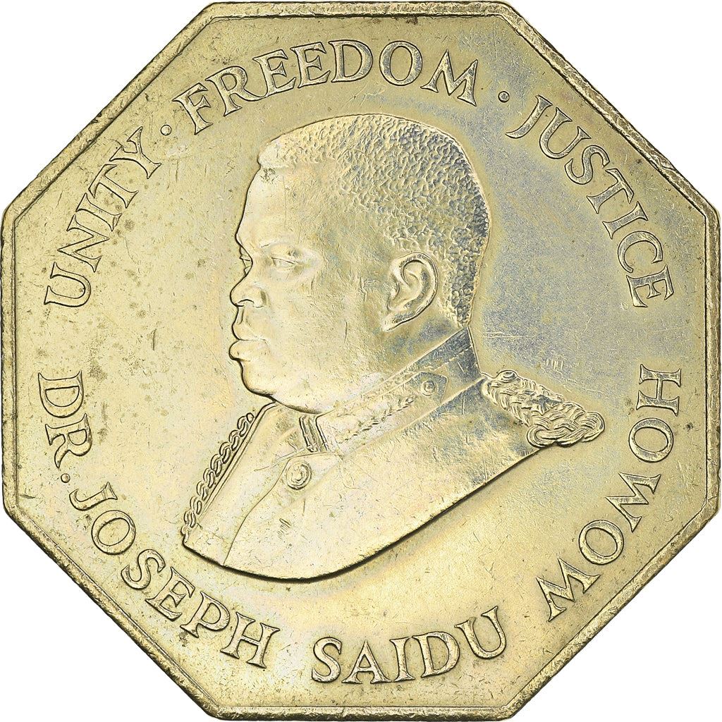 Sierra Leone 1 Leone | Joseph Saidu Momoh | KM43 | 1987 - 1988