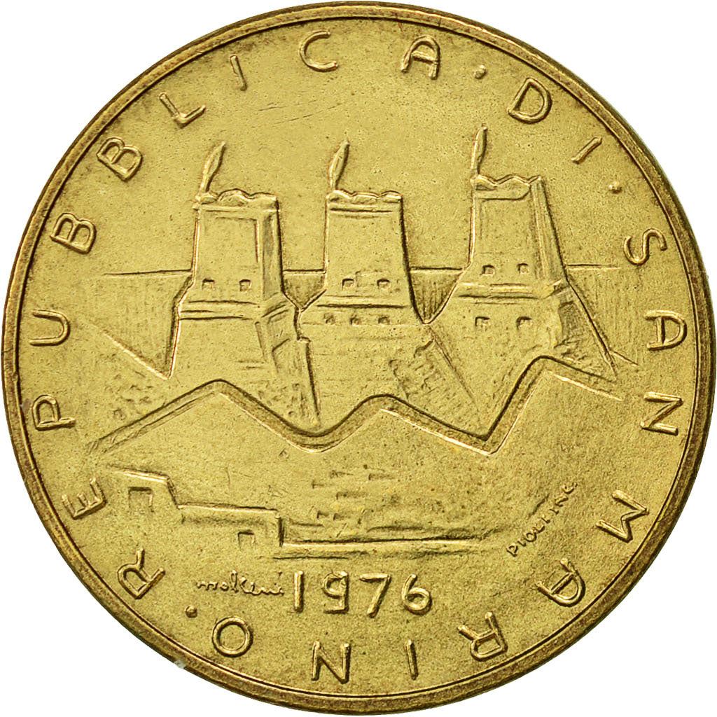 San Marino | 20 Lire Coin | Hands | Km:55 | 1976