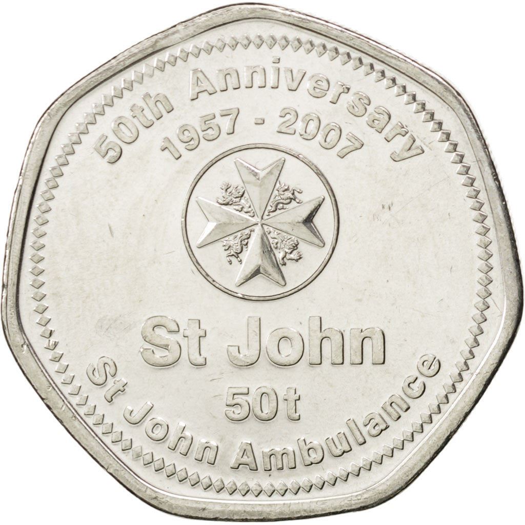 פפואה ניו גינאה | מטבע 50 טואה | סנט ג'ון אמבולנס | KM:53 | 2007