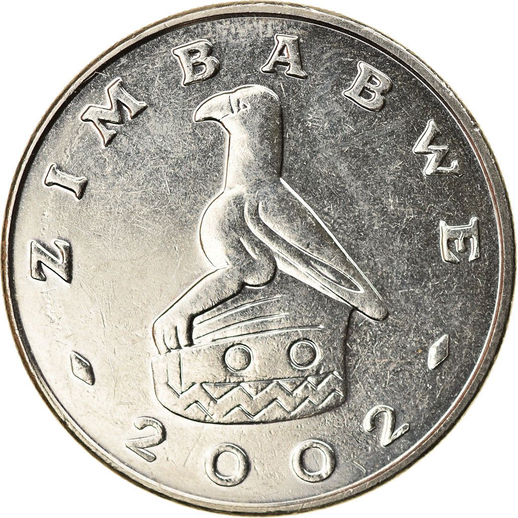 Zimbabwe | 1 Dollar Coin | National Monument View | Km:6A | 2001 - 2003