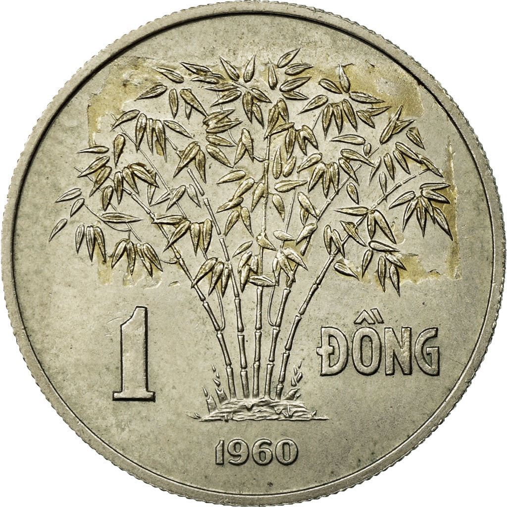 South Vietnam | 1 Dong Coin | Bamboo | Km:5 | 1960