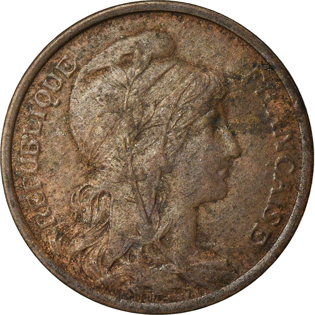 French 1 Centime Coin | Third Republic | KM840 | France | 1898 - 1920
