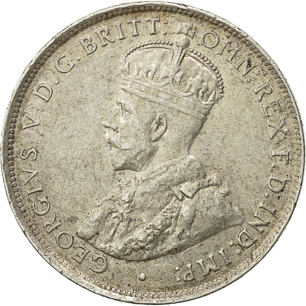 British West Africa | 2 Shillings Coin | Palm Tree | George V | Km:13 | 1913 - 1920