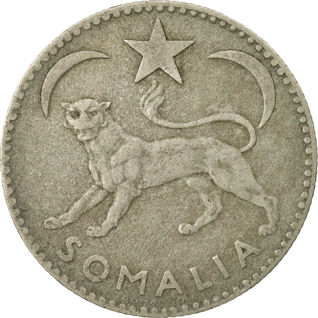 Somalia | 1 Somalo Coin | Leopard | Km:5 | 1950