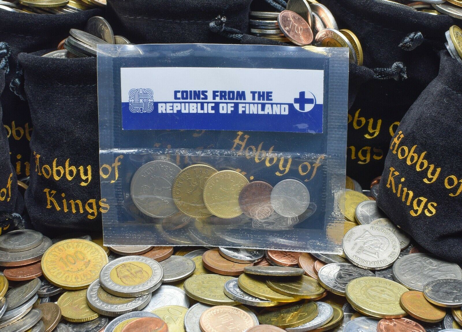 5 Mixed Coins From Finland | Penni - Markka | 1963 - 2001