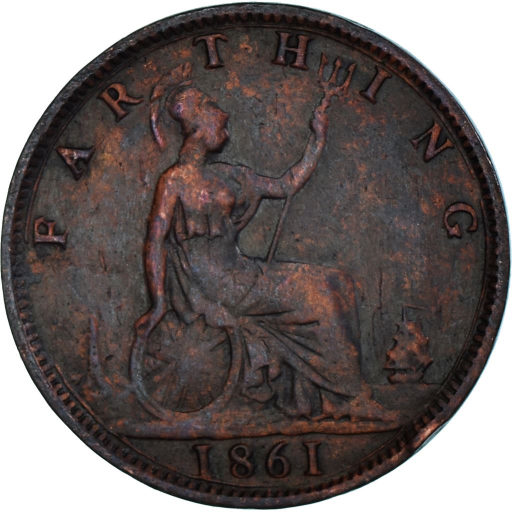 United Kingdom | 1 Farthing Coin | Victoria | Km:747 | 1860 - 1873