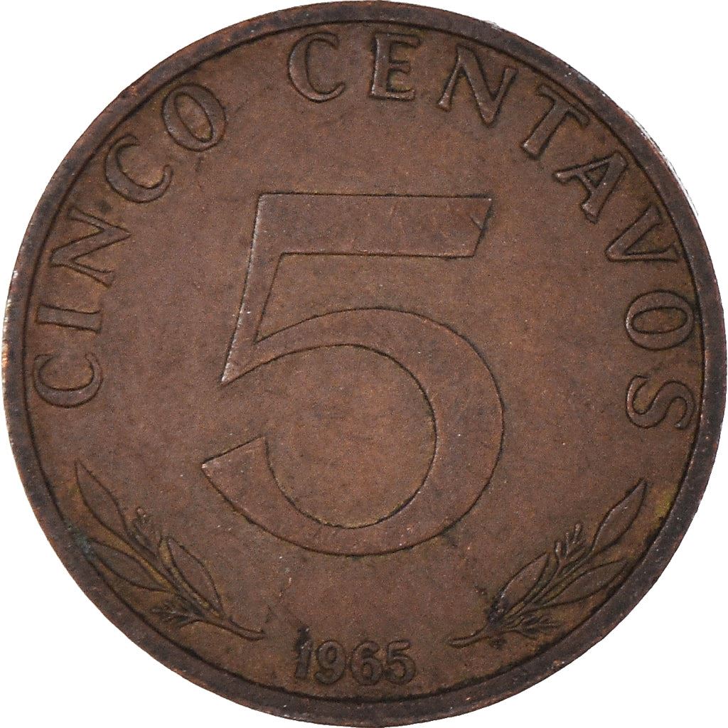 Bolivia | 5 centavos | verkoperd staal | Wapen | KM:187 | 1965-1970