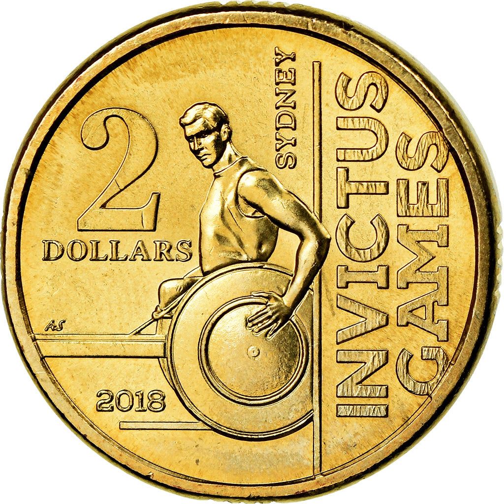 Australia | 2 Dollars Coin | Invictus Games | Km:2863 | 2018