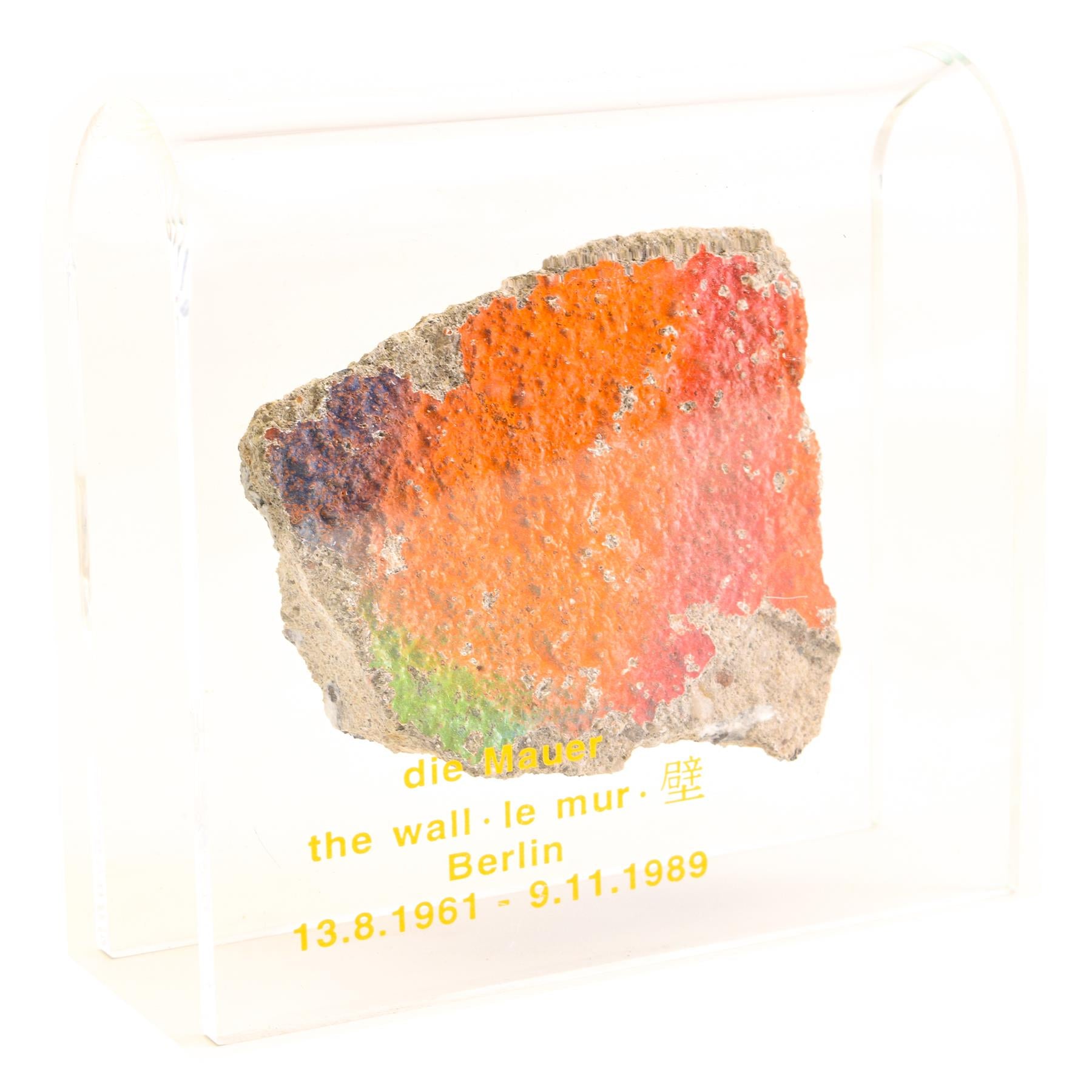 Pieces of Berlin Wall | Historical German Symbol | Concrete Fragments with Graffiti Art | 1961 - 1989