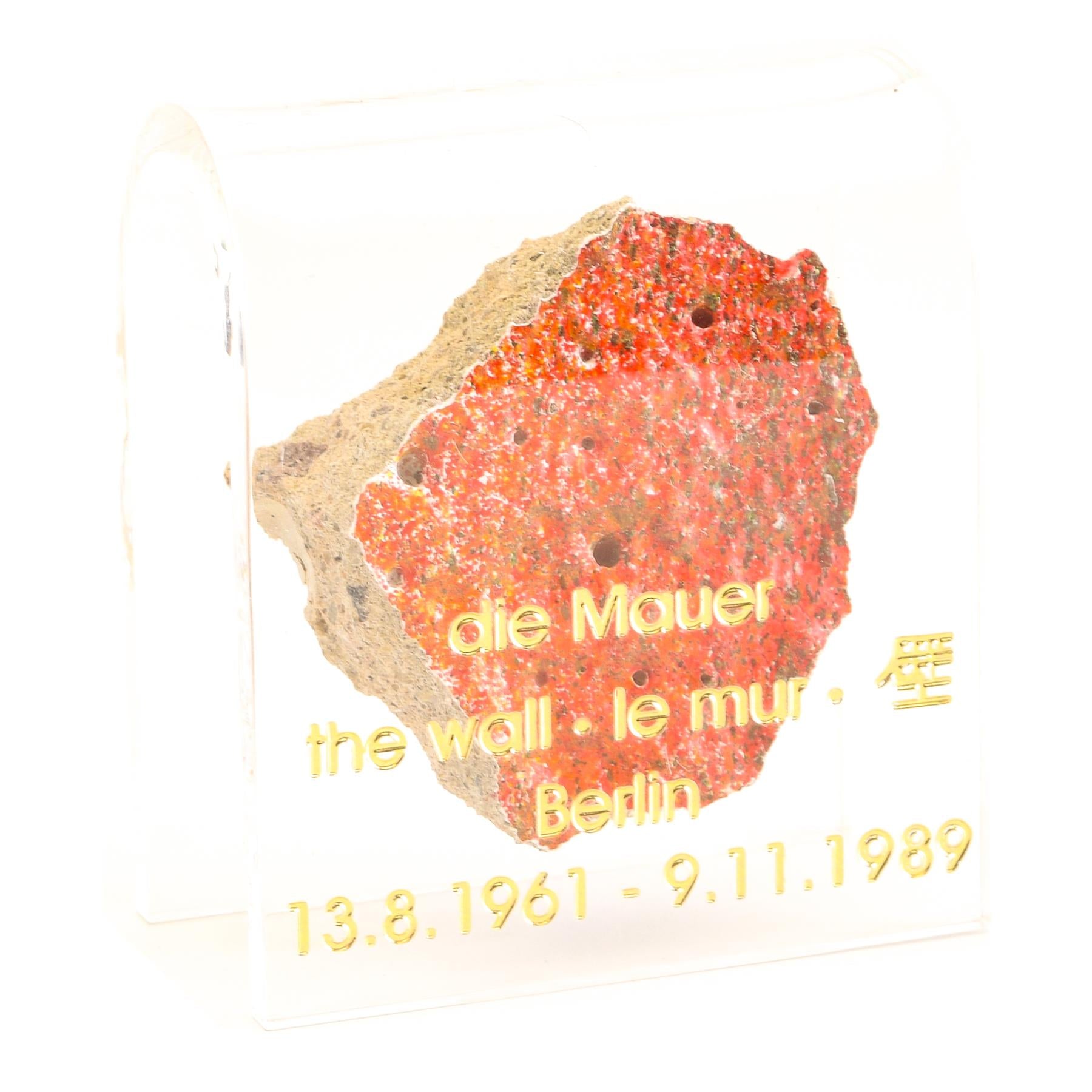 Pieces of Berlin Wall | Historical German Symbol | Concrete Fragments with Graffiti Art | 1961 - 1989