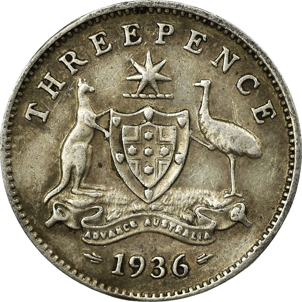 Australia | 3 Pence Coin | George V | Km:24 | 1911 - 1936