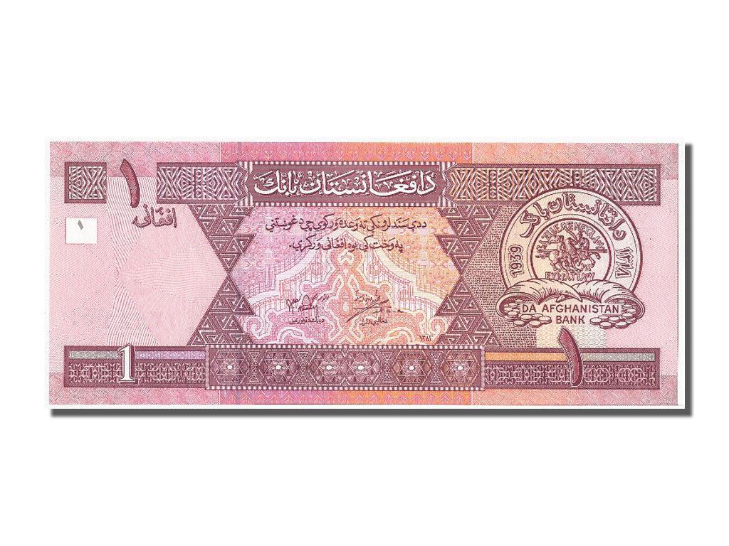 Afghanistan | 1 Afghani Banknote | 2002 - 2004 | Eucratides I Coins | The Blue Mosque