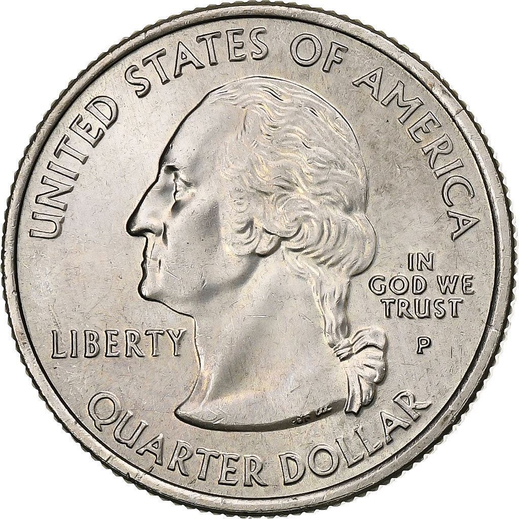 United States | 1/4 Dollar Coin | Wyoming | Km:399 | 2007