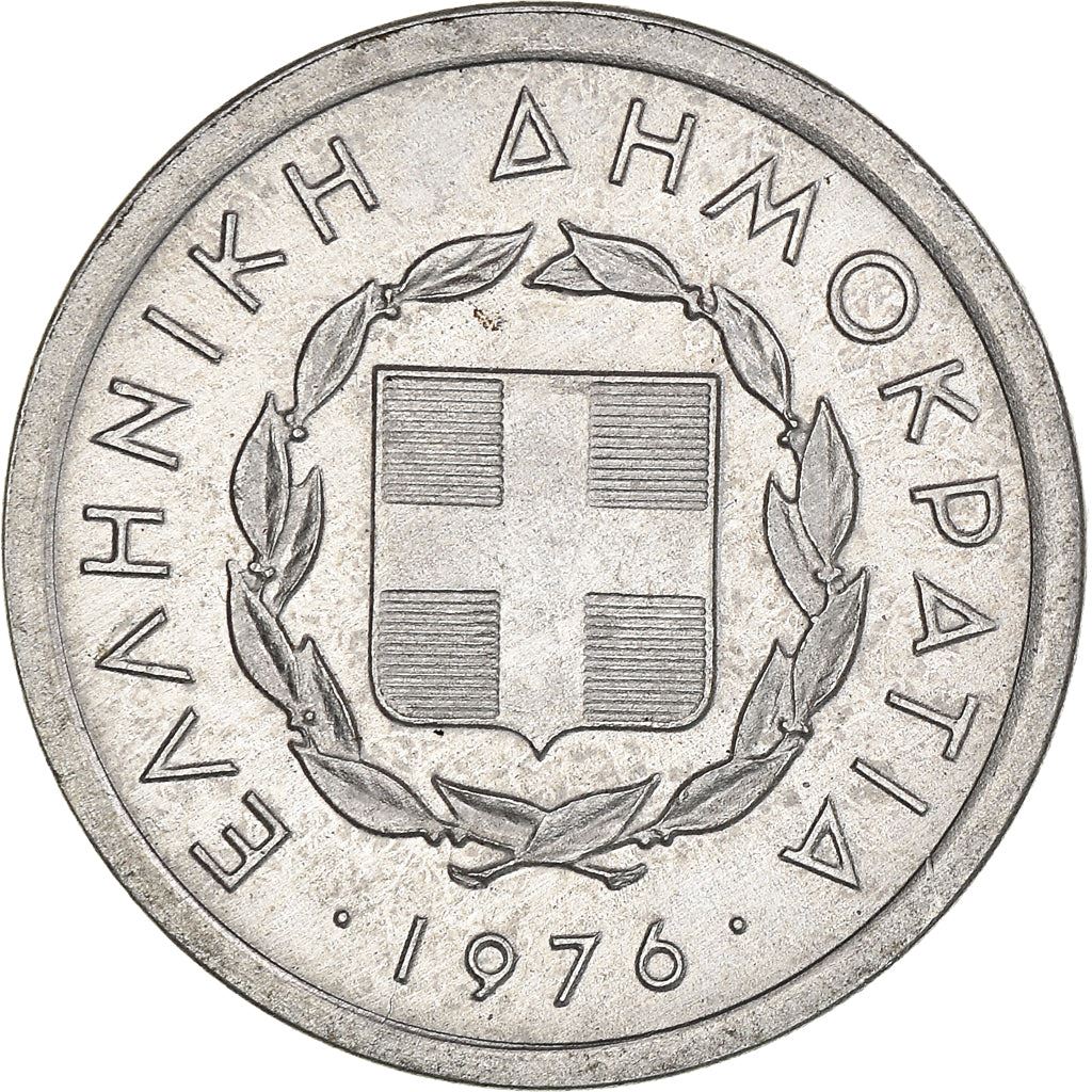 Greece 10 Lepta Coin | Bull | KM113 | 1976 - 1978