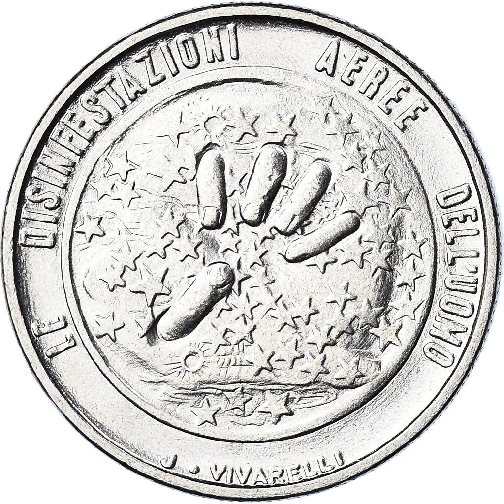 San Marino | 50 Lire Coin | the three towers | Km:68 | 1977