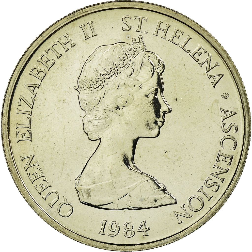 Sant'Elena e Ascensione | Moneta da 5 Pence | Elisabetta II | Wirebird | Km:3 | 1984