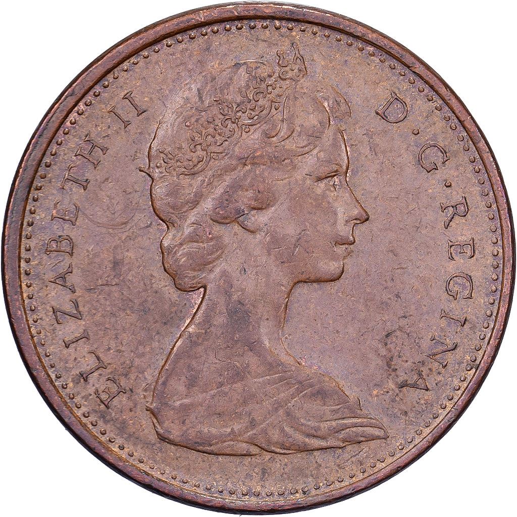 Canada | 1 Cent Coin | Bronze | 2nd portrait | KM:59 | 1965-1978