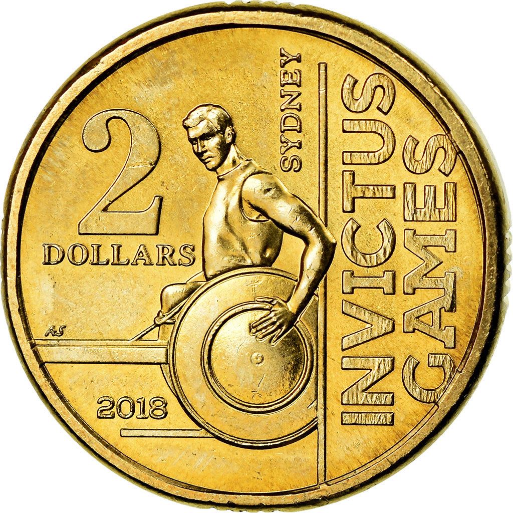 Australia | 2 Dollars Coin | Invictus Games | Km:2863 | 2018