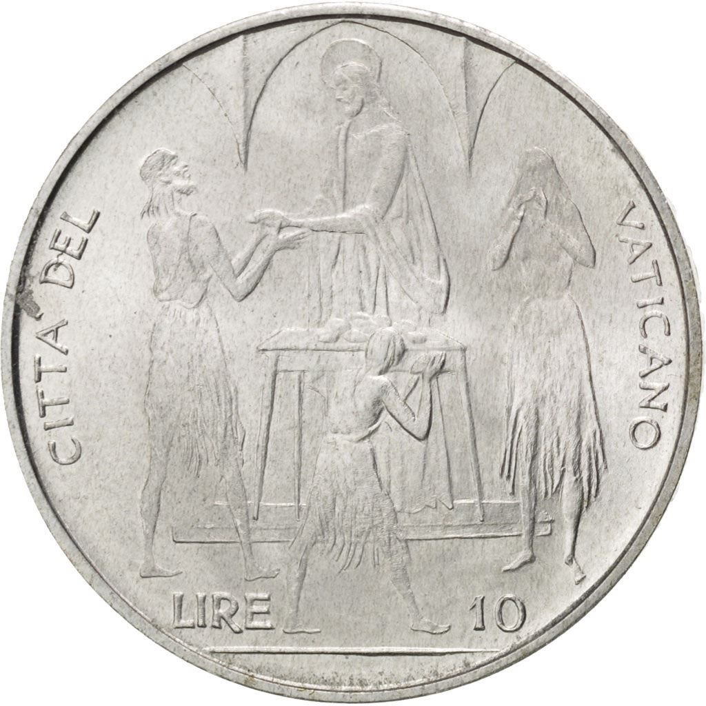 Vatican City | 10 Lire Coin | FAO | Km:103 | 1968