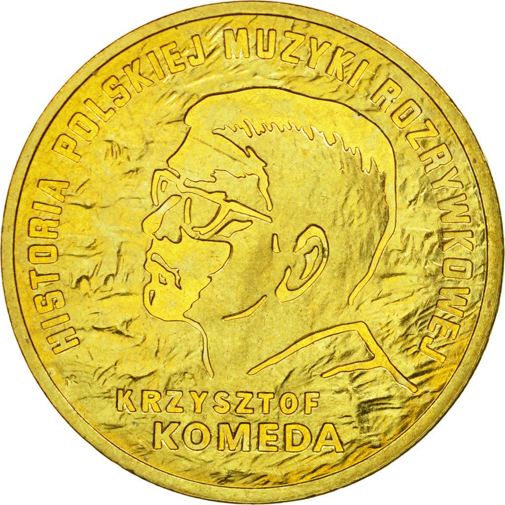 Poland | 2 Zlotys Coin | Krzysztof Komeda | Y:727 | 2010