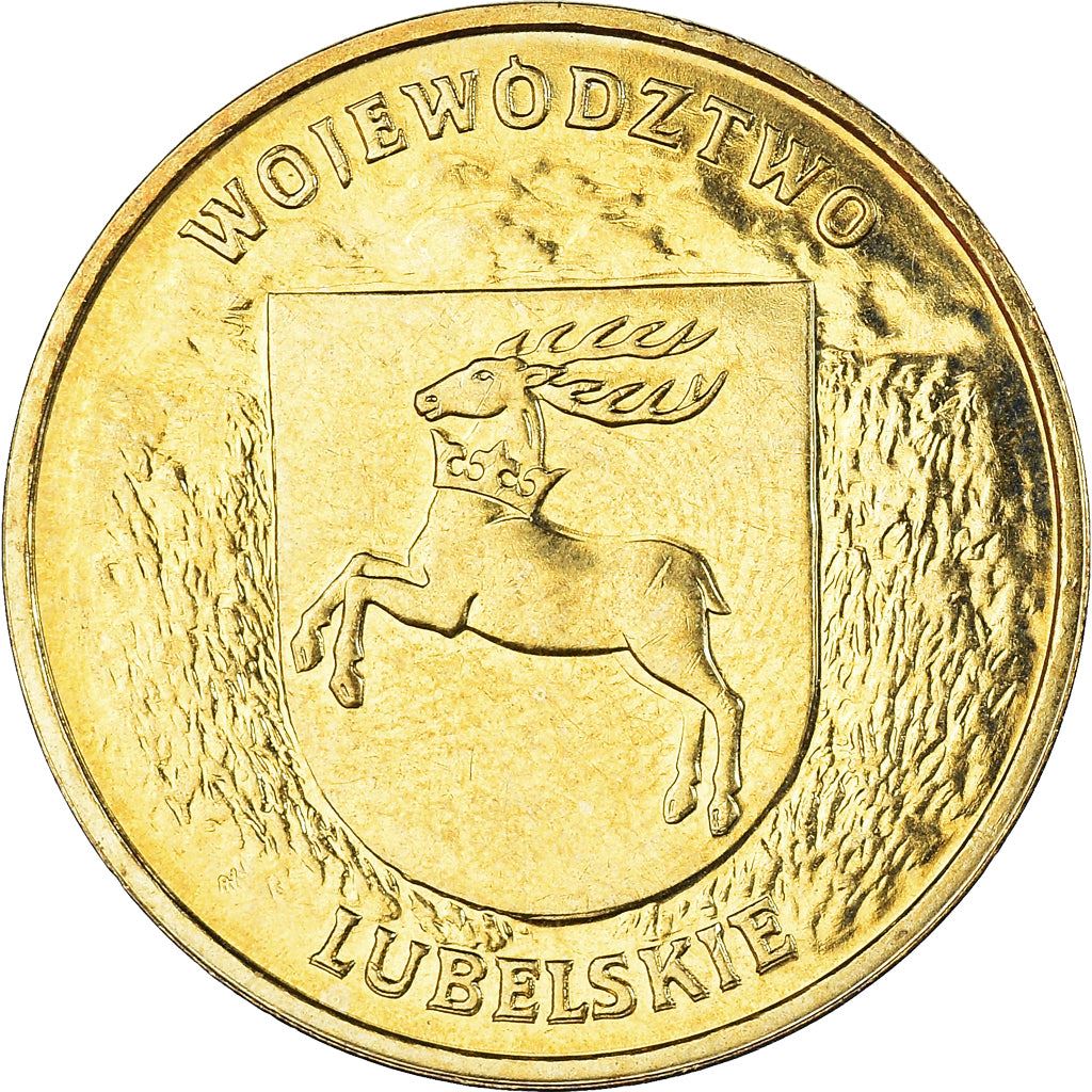 Poland | 2 Z?ote | Lubelskie Voivodeship | Eagle | KM514 | 2004