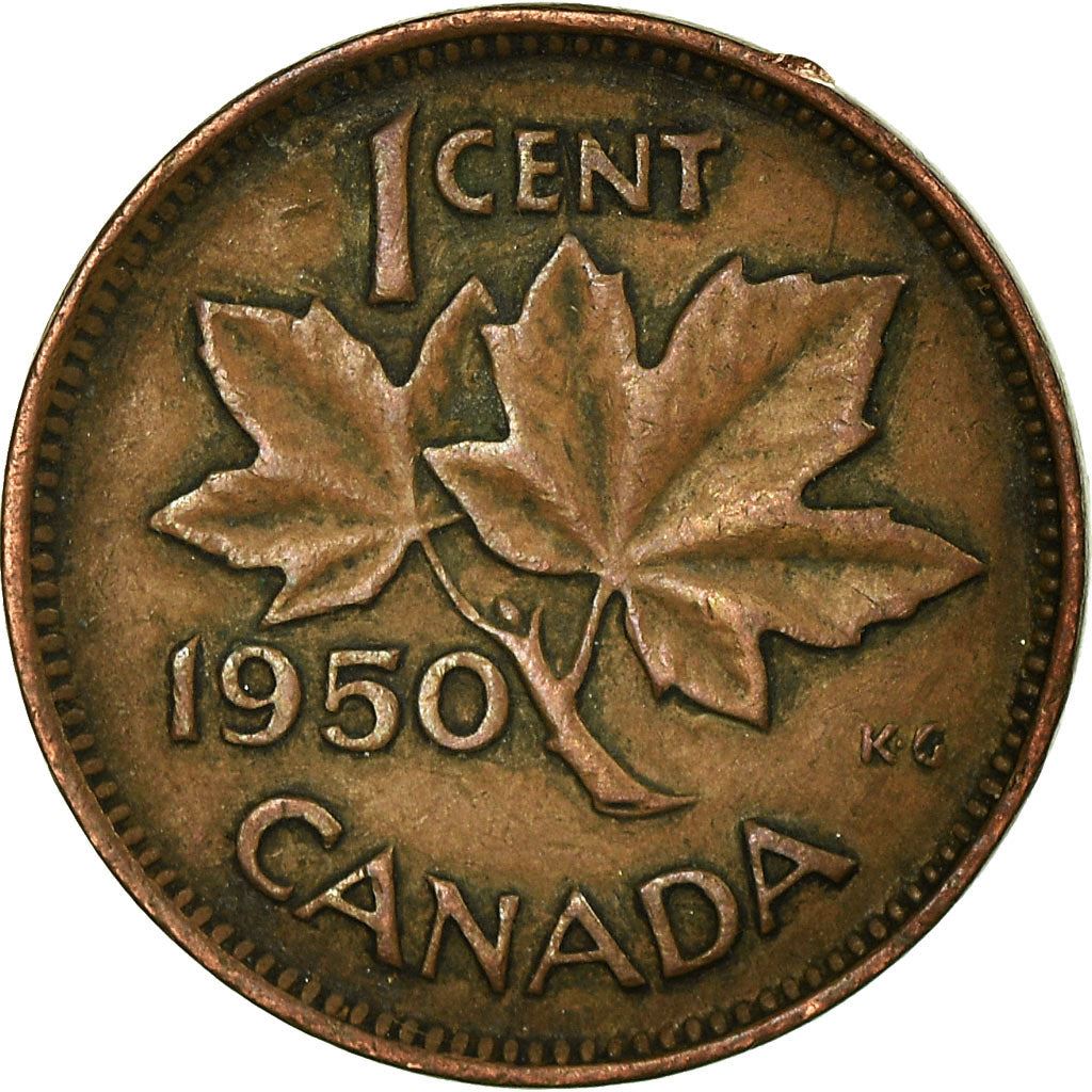 Canada | 1 Cent Coin | Bronze | without ET IND:IMP: | KM:41 | 1948-1952