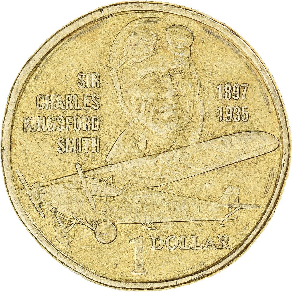 Australia | 1 Dollar Coin | Charles Kingsford Smith | Km:327 | 1997
