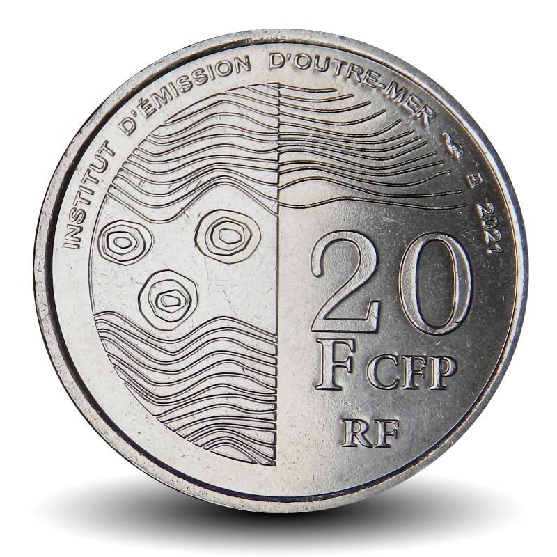 French Pacific Territories | 20 Francs Coin | Napoleon Fish | 2021