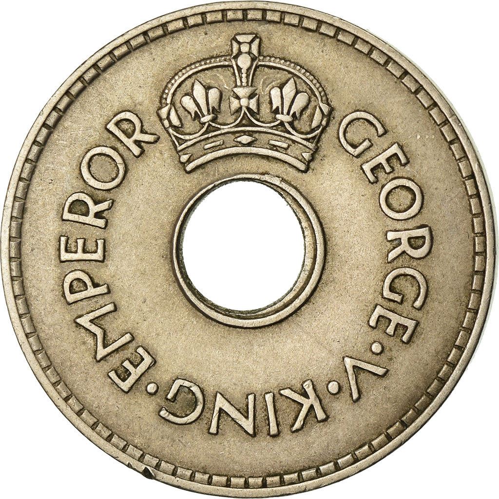 Fiji | 1 Penny Coin | King George V | KM2 | 1934 - 1936