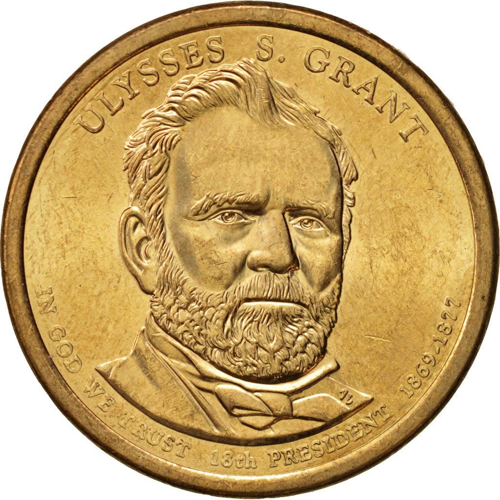 United States | 1 Dollar Coin | Ulysses S. Grant | Km:500 | 2011