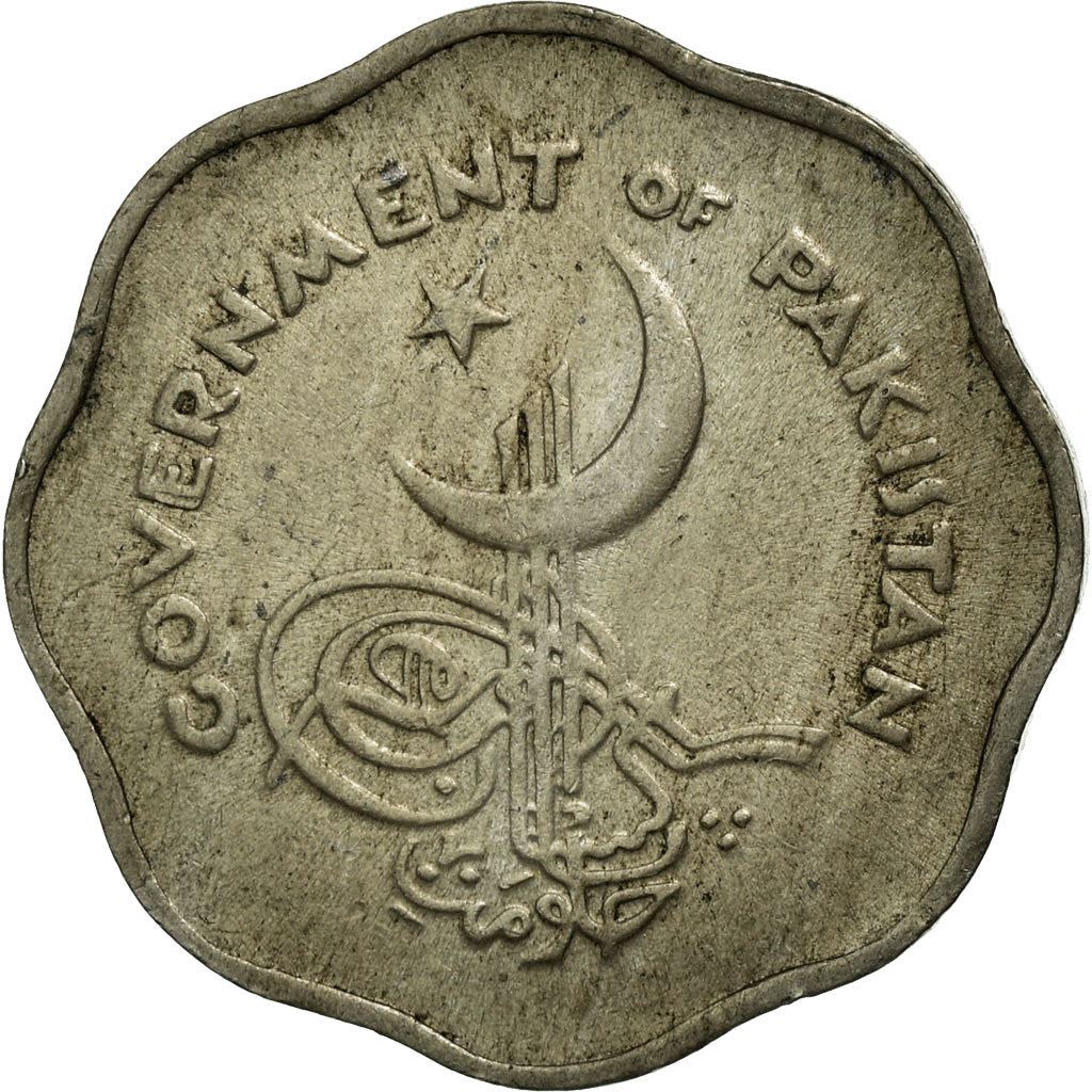Pakistan | 1 Anna Coin | Crescent Moon | Km:14 | 1953 - 1958
