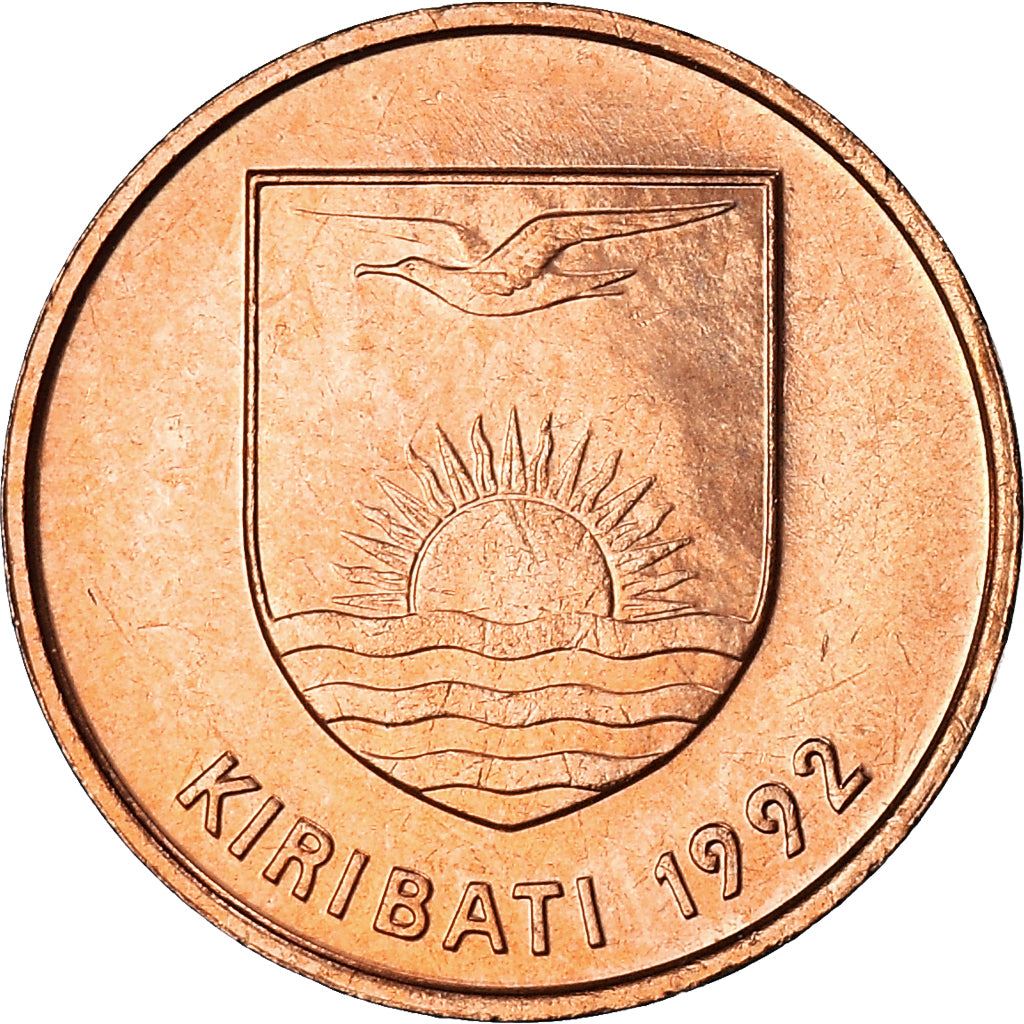 Kiribati | 1 Cent Coin | Frigate birds | Km:1A | 1992