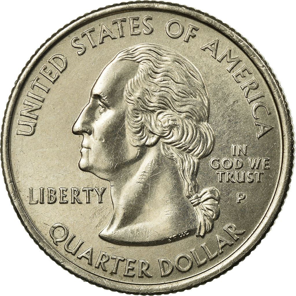 United States | 1/4 Dollar Coin | Alaska | Km:424 | 2008