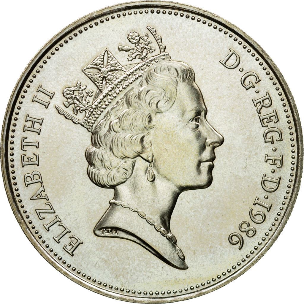 United Kingdom | 10 Pence Coin | Elizabeth II | Km:938 | 1985 - 1992