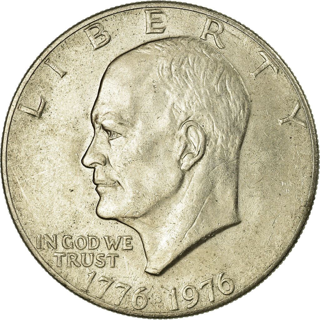United States | 1 Dollar Coin | Liberty Bell | Copper-nickel clad copper | KM:206 | 1976