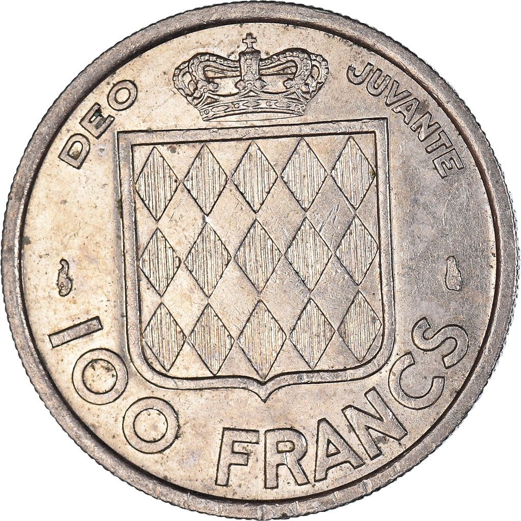 Monaco | 100 Francs Coin | Rainier III | Km:134 | 1956