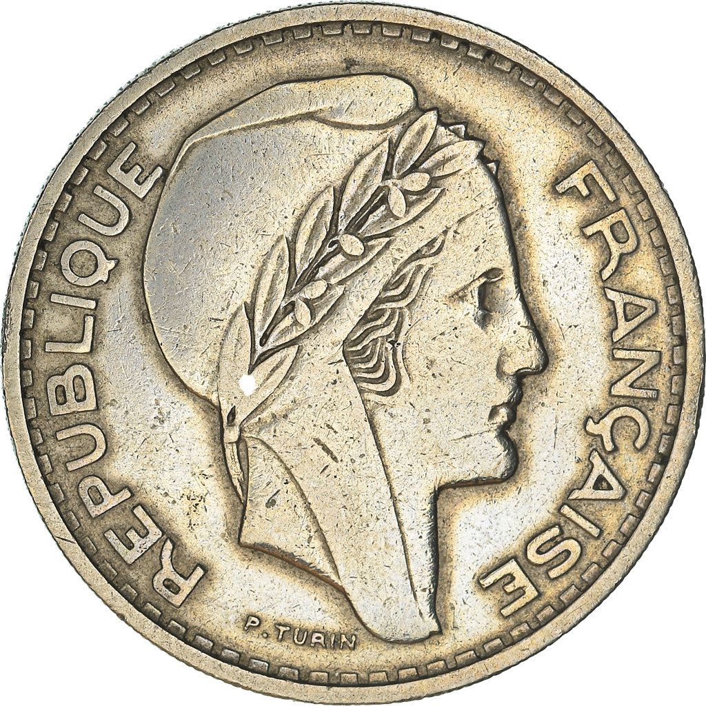 Algeria 100 Francs Coin | Marianne | Phrygian Cap | KM93 | 1950 - 1952